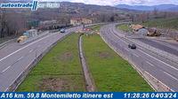 Montemiletto: A16 km. 59,8 - itinere est - Di giorno