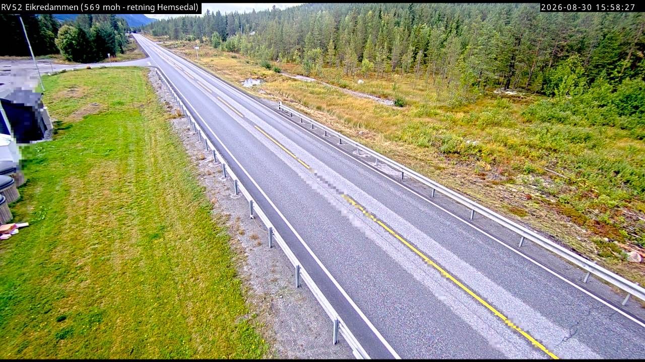 Traffic Cam Svoo: R52 Eikredammen (Hemsedal)