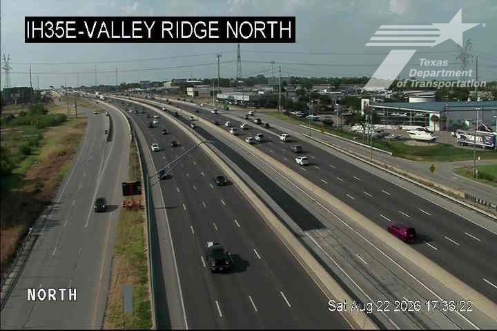 Traffic Cam Lewisville › North: IH35E @ Valley Ridge North