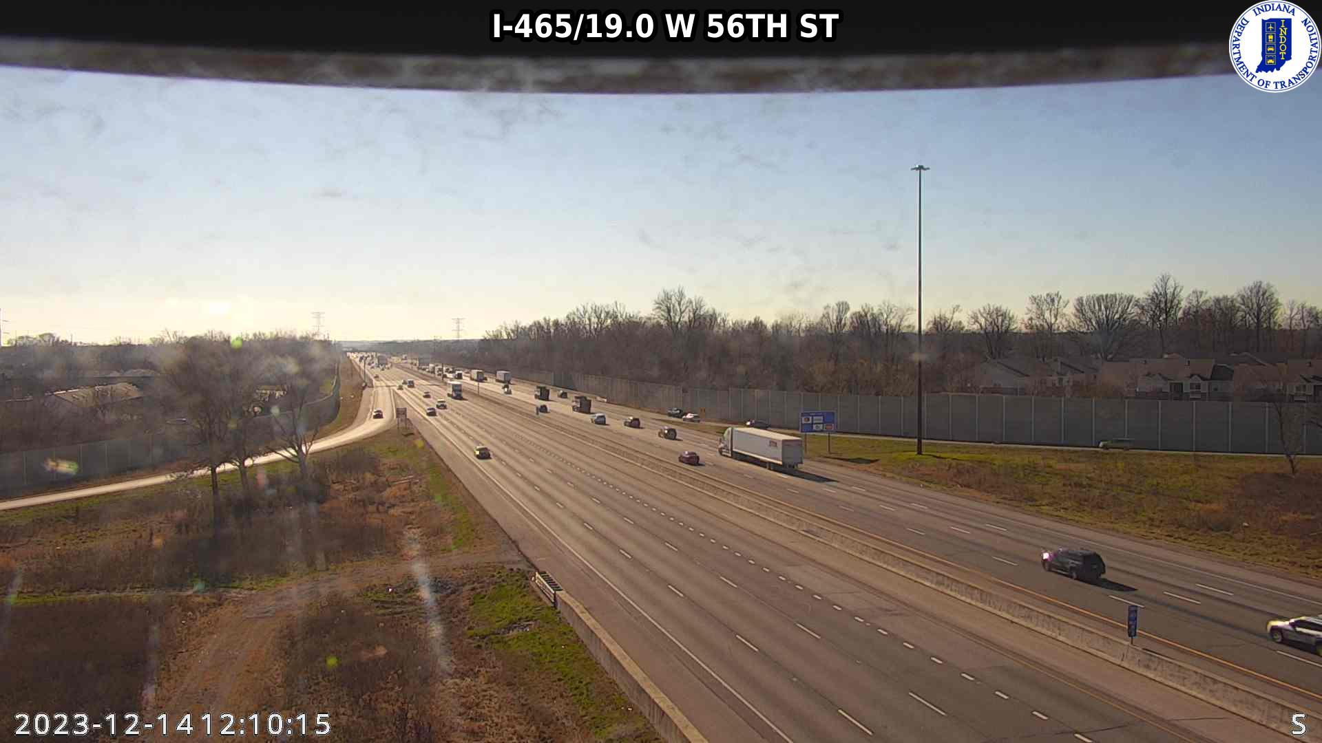 Traffic Cam Indianapolis: I-465: I-465/19.0 W 56TH ST