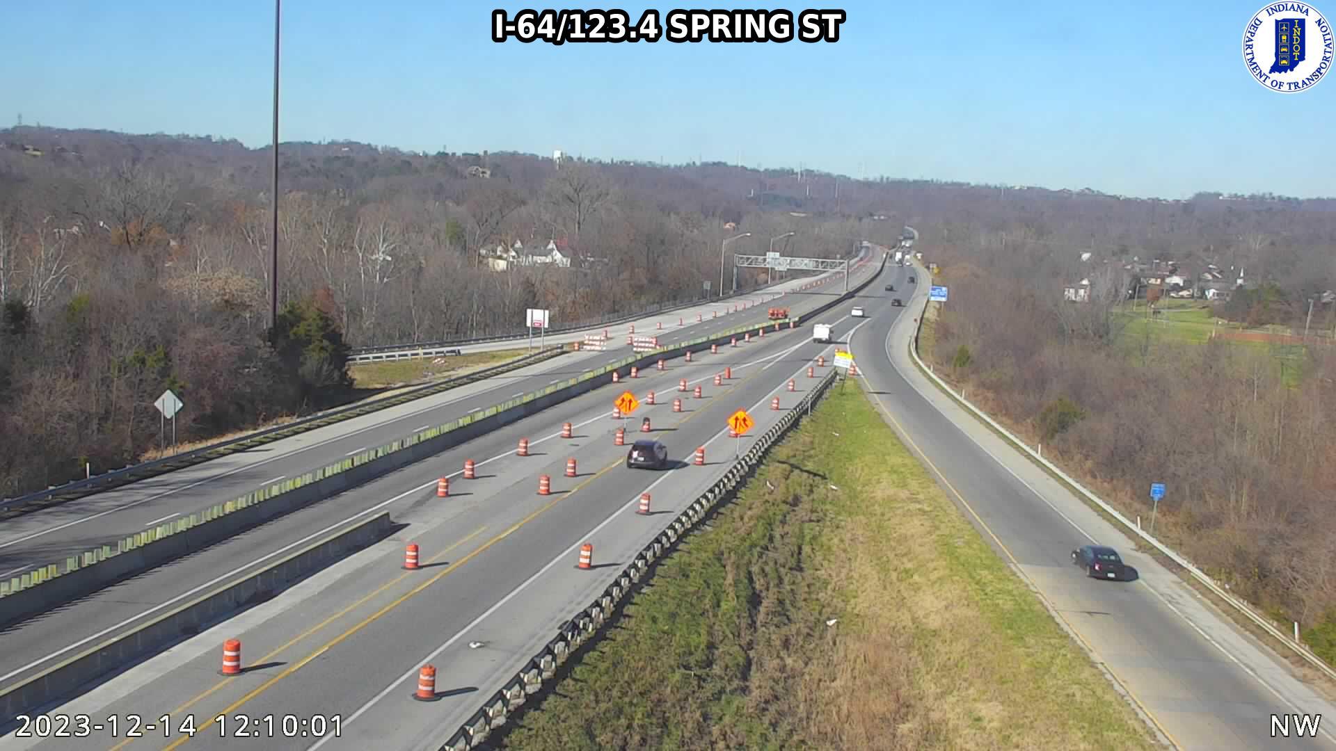 Traffic Cam New Albany: I-64: I-64/123.4 SPRING ST