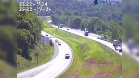 Traffic Cam Newport: US 22/322 @ PA 34 Exit