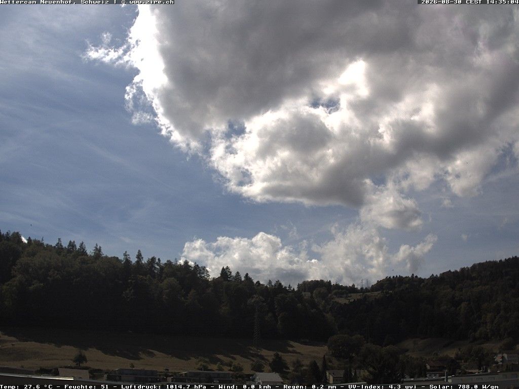 Neuenhof › Südwesten: Wettercam