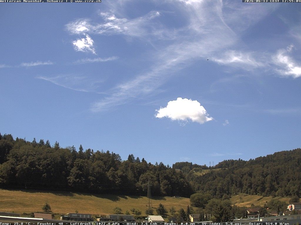 Neuenhof › Südwesten: Wettercam