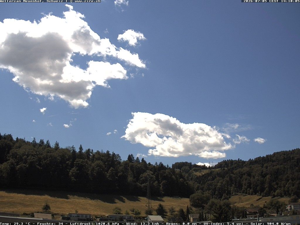 Neuenhof › Südwesten: Wettercam