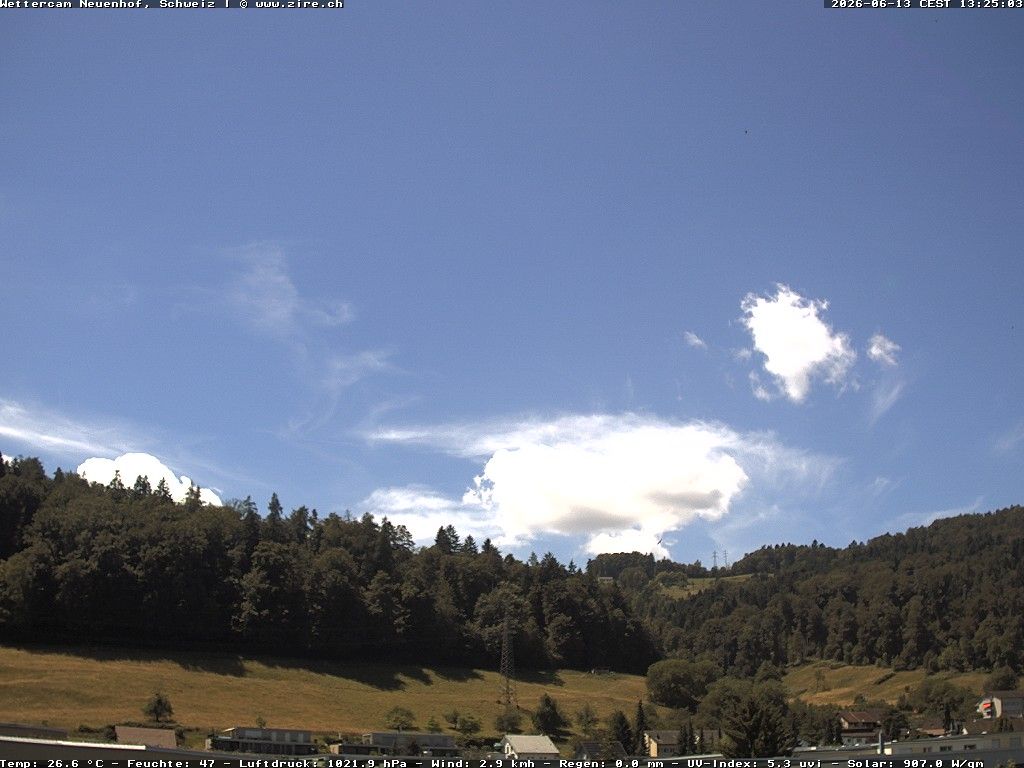 Neuenhof › Südwesten: Wettercam