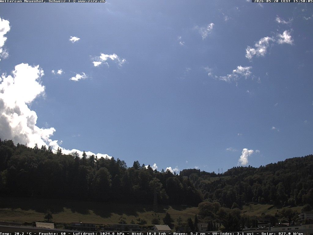 Neuenhof › Südwesten: Wettercam