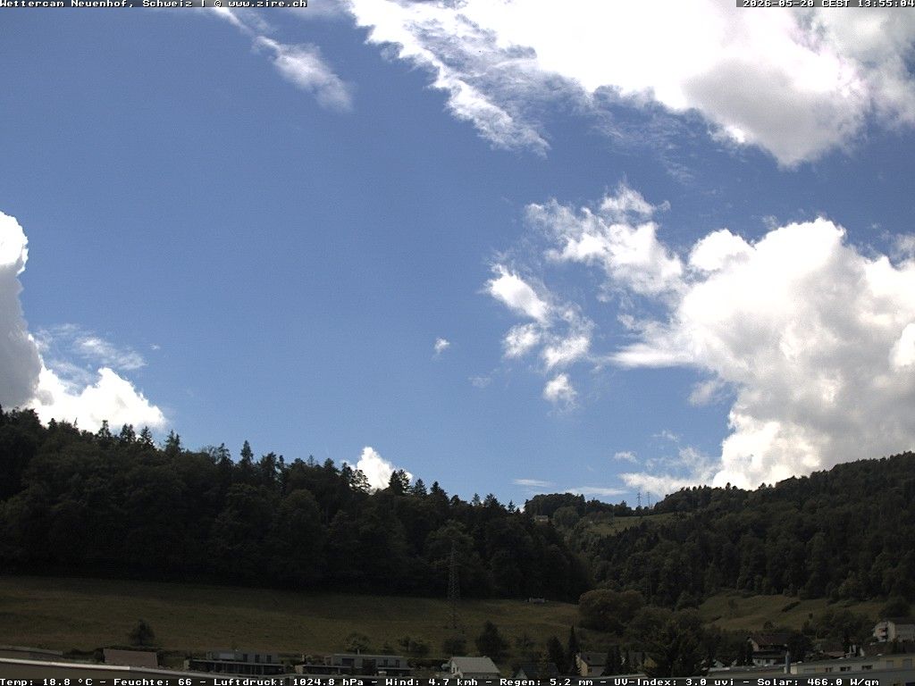 Neuenhof › Südwesten: Wettercam