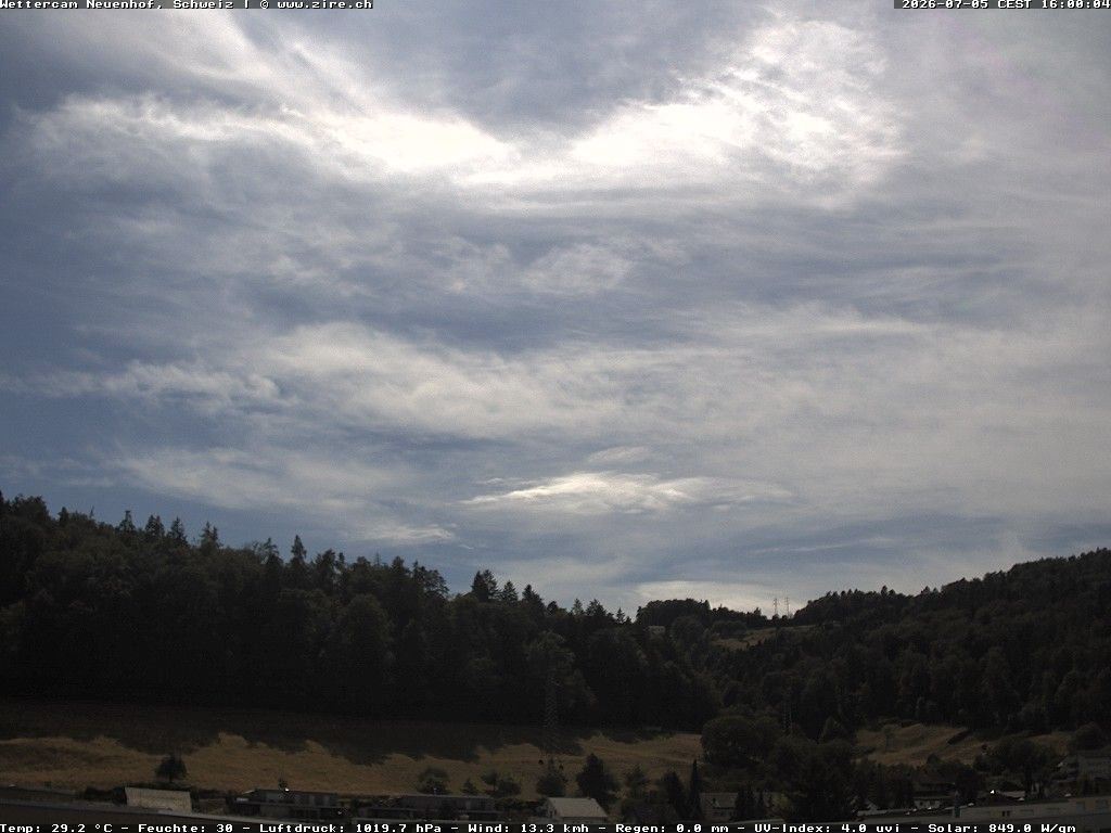 Neuenhof › Südwesten: Wettercam