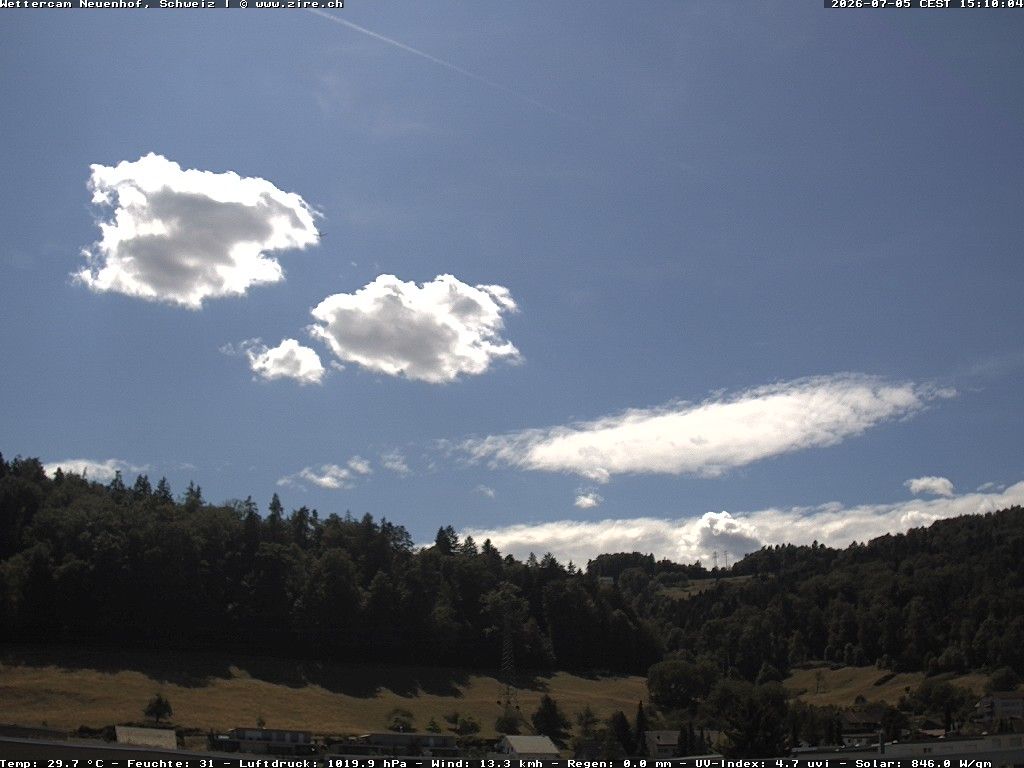Neuenhof › Südwesten: Wettercam