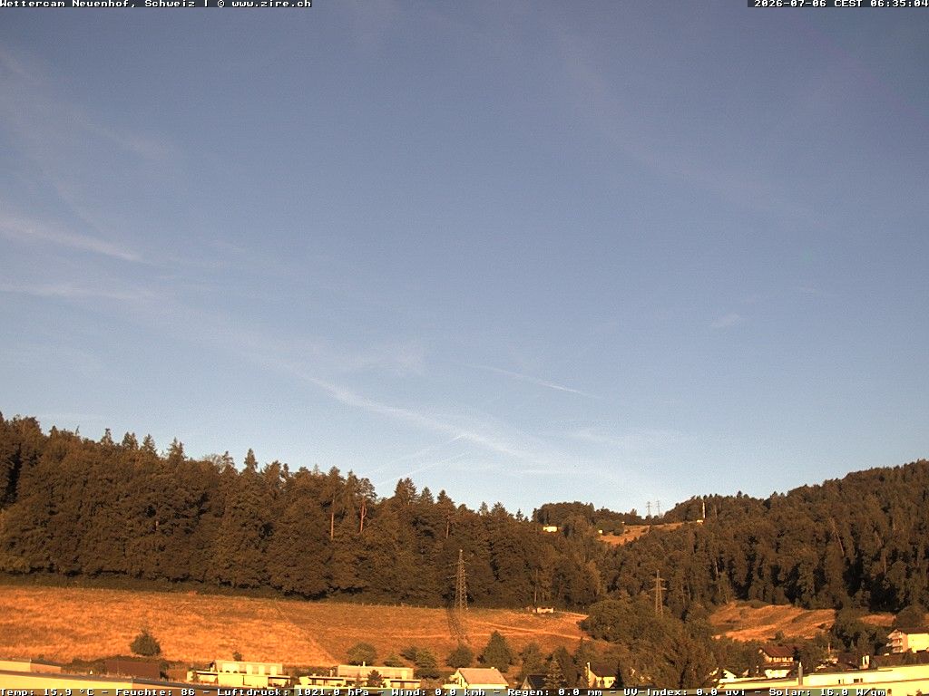 Neuenhof › Südwesten: Wettercam