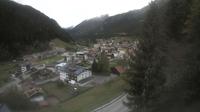 Last daylight view from Flirsch: Blick ins Tal in Richtung Arlberg