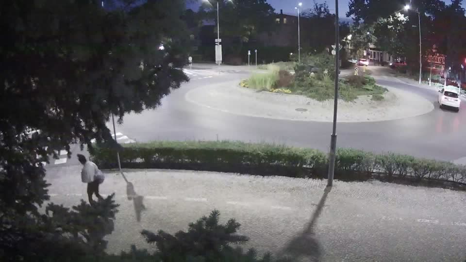 Traffic Cam Zlotow › North: Rzeczpospolita - Roundabout