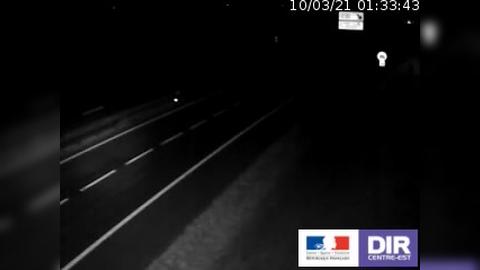Webcam de circulation sur l'A38 à hauteur de Civry-en-Montagne (Côte d'Or) et en direction de Dijon