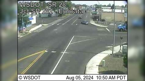 Traffic Cam Ephrata › East: SR 28 at MP 46.5: SR 282 Interchange