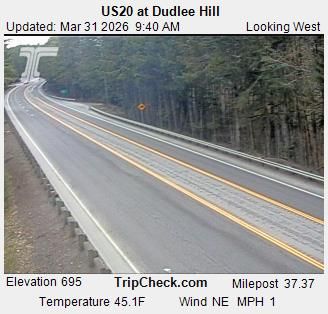 Traffic Cam Blodgett: US20 at Dudlee Hill