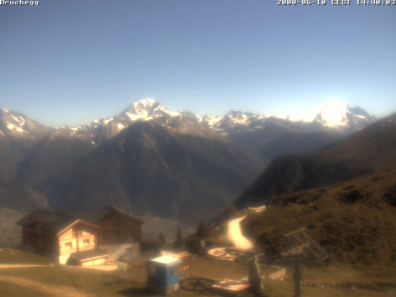 Belalp: Talstation Sesselbahn Bruchegg