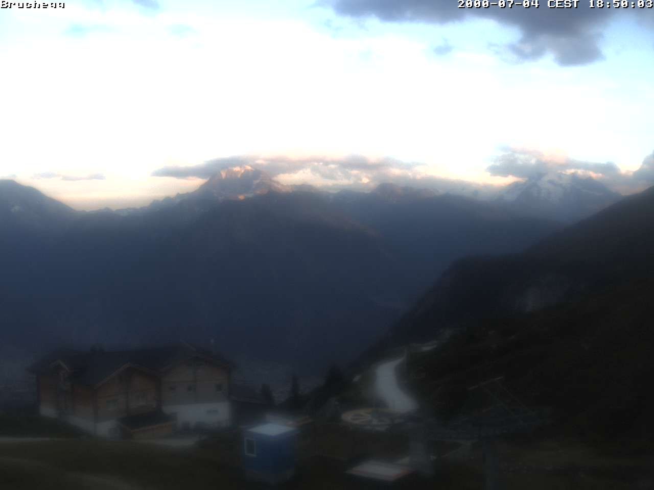 Belalp: Talstation Sesselbahn Bruchegg