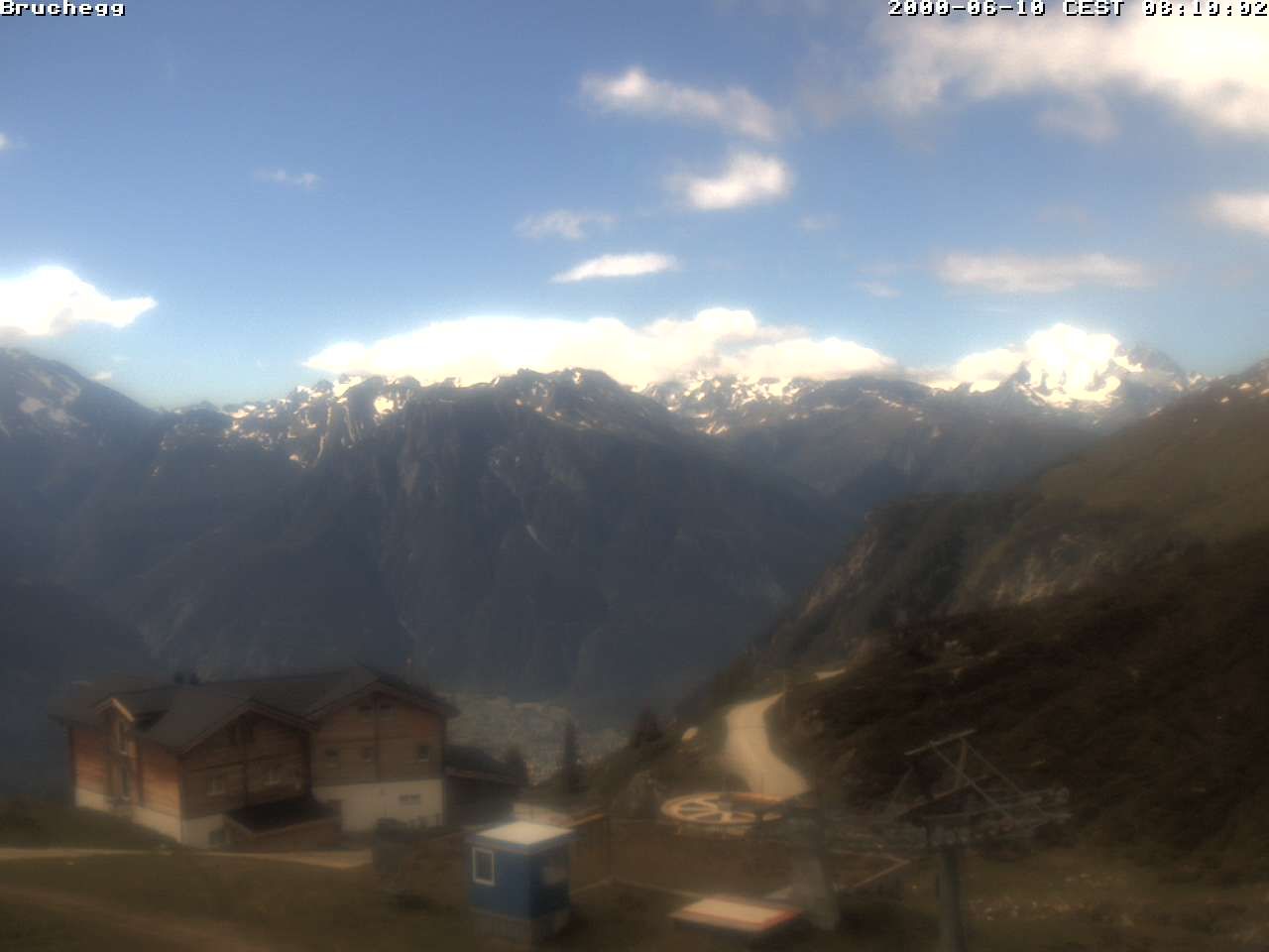Belalp: Talstation Sesselbahn Bruchegg