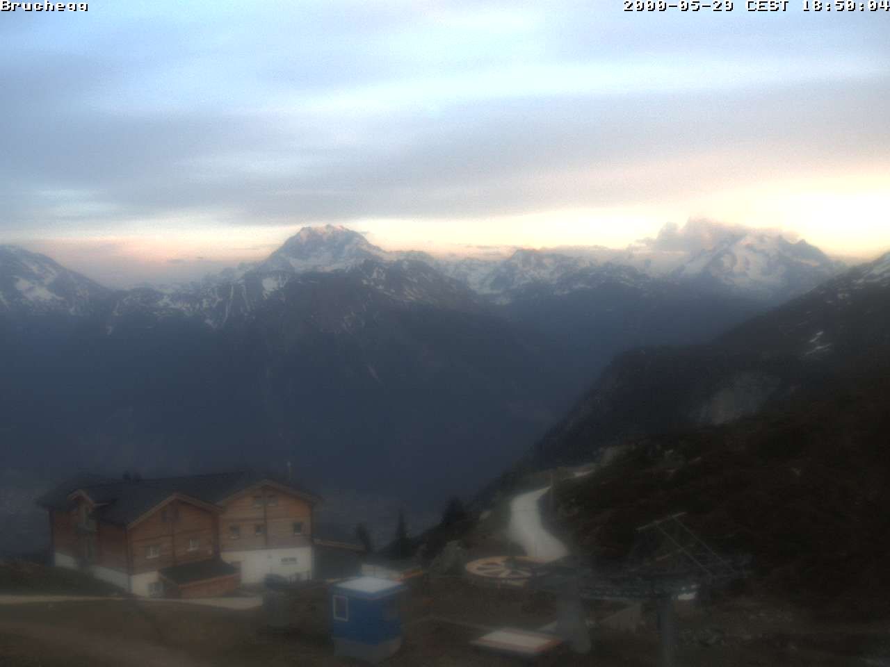 Belalp: Talstation Sesselbahn Bruchegg