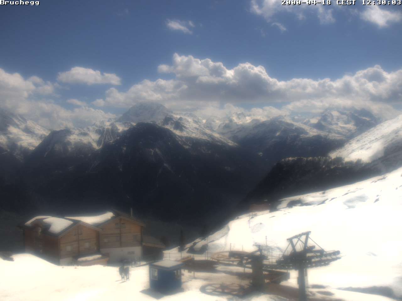 Belalp: Talstation Sesselbahn Bruchegg