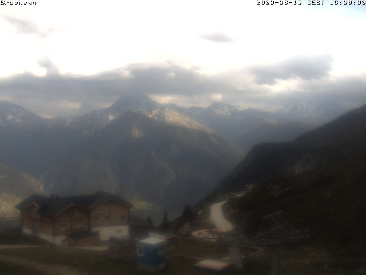 Belalp: Talstation Sesselbahn Bruchegg