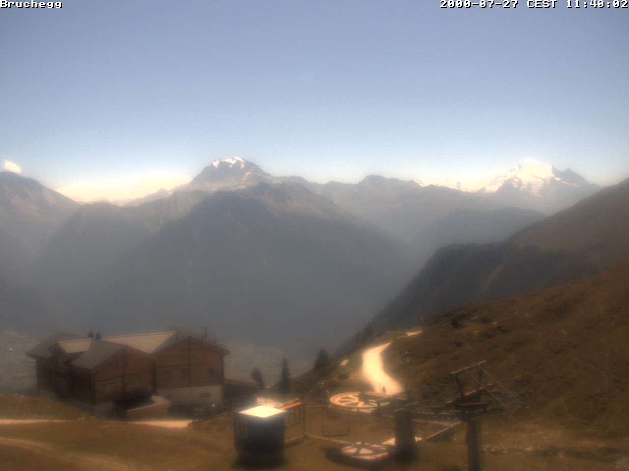 Belalp: Talstation Sesselbahn Bruchegg