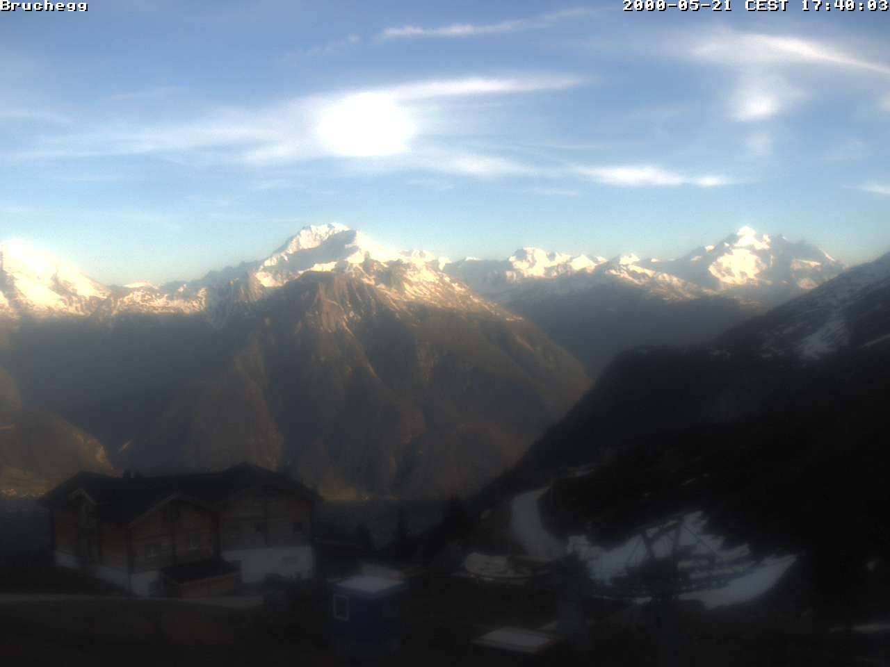 Belalp: Talstation Sesselbahn Bruchegg
