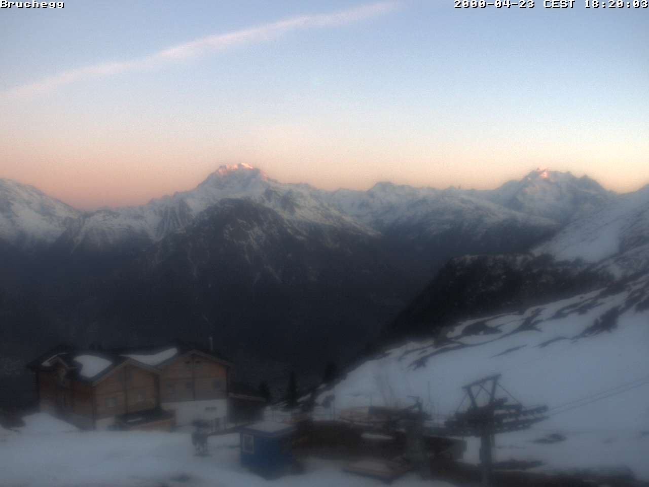 Belalp: Talstation Sesselbahn Bruchegg