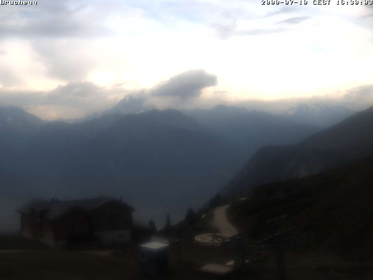 Belalp: Talstation Sesselbahn Bruchegg
