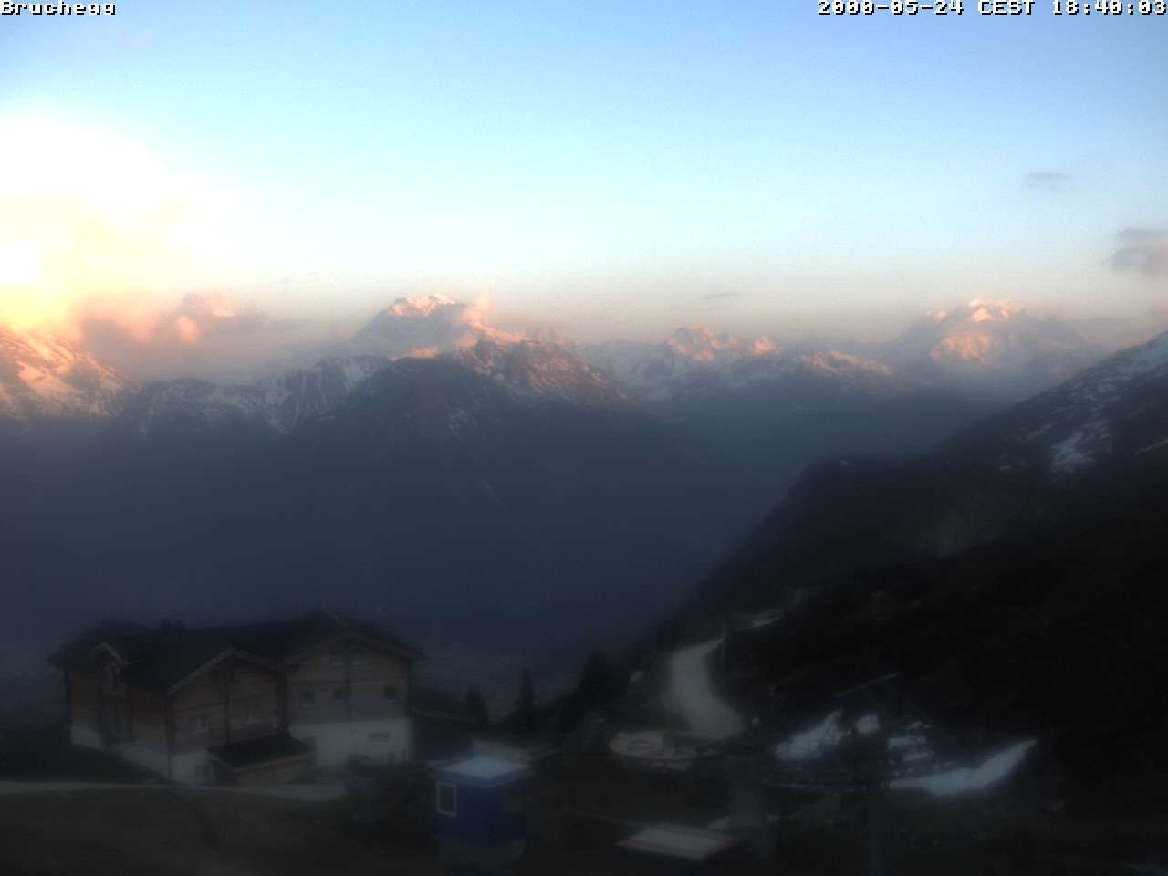 Belalp: Talstation Sesselbahn Bruchegg