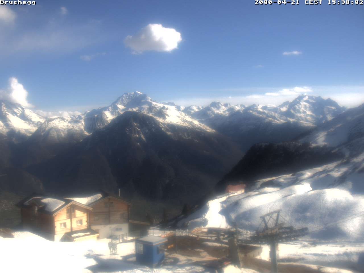 Belalp: Talstation Sesselbahn Bruchegg