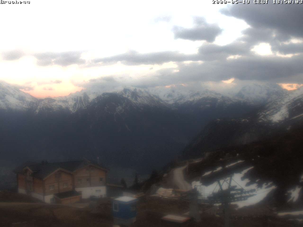 Belalp: Talstation Sesselbahn Bruchegg