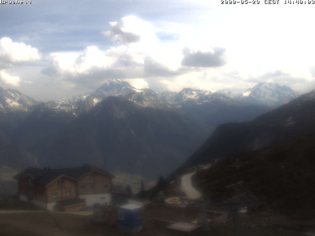 Belalp: Talstation Sesselbahn Bruchegg