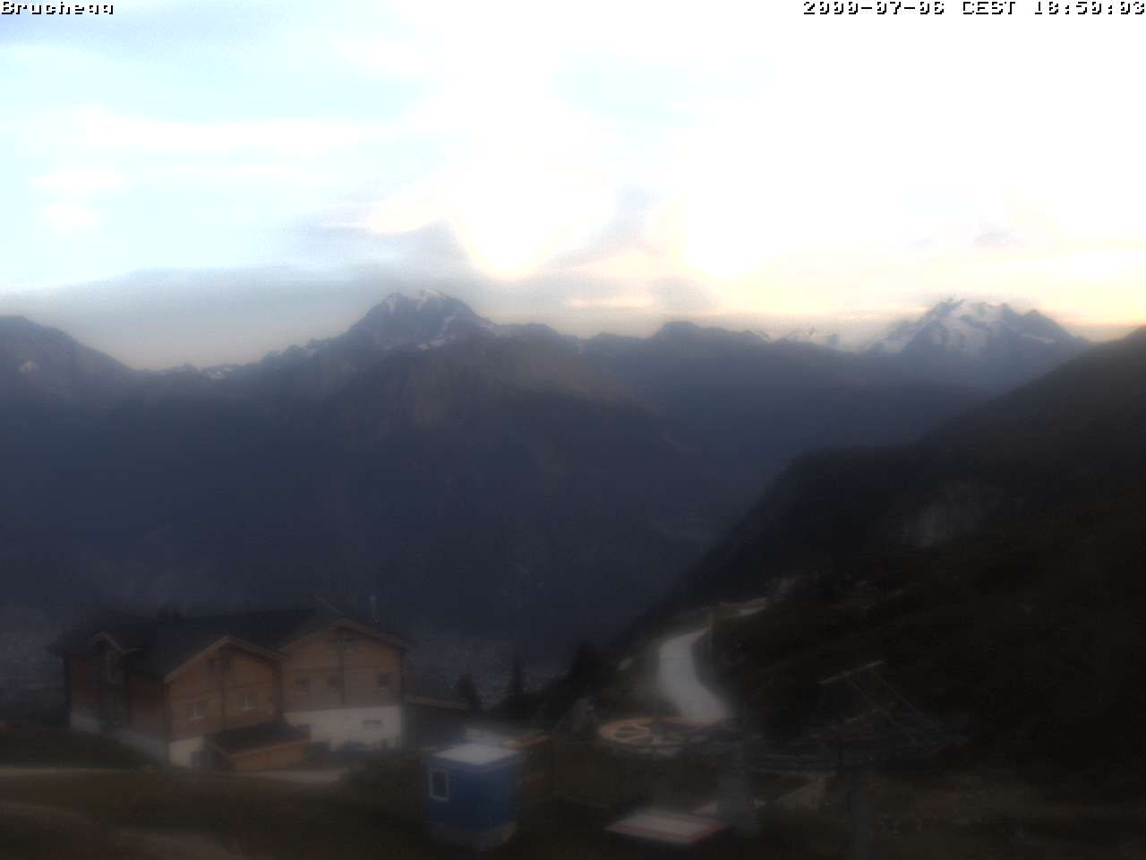 Belalp: Talstation Sesselbahn Bruchegg
