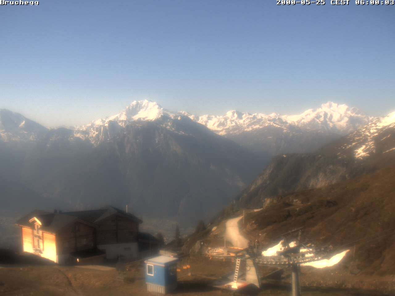 Belalp: Talstation Sesselbahn Bruchegg