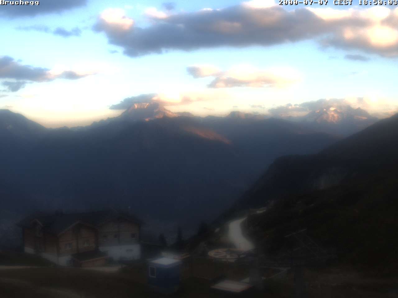 Belalp: Talstation Sesselbahn Bruchegg