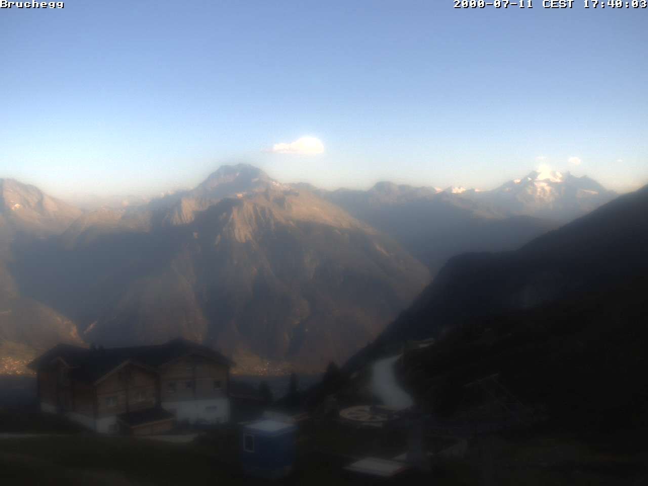 Belalp: Talstation Sesselbahn Bruchegg