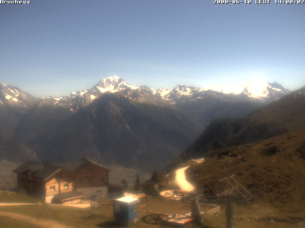 Belalp: Talstation Sesselbahn Bruchegg