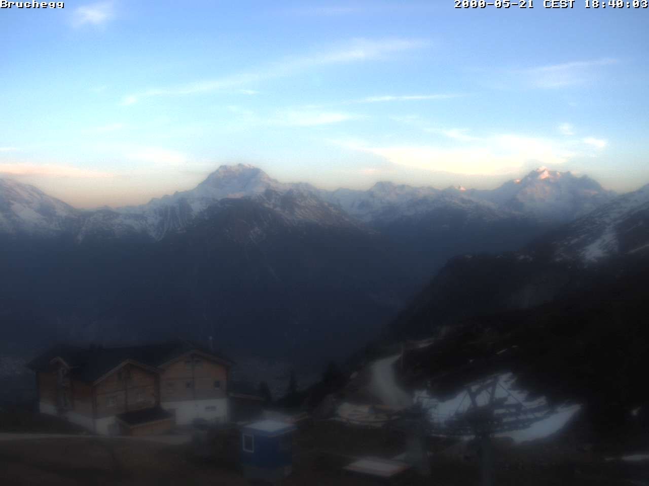 Belalp: Talstation Sesselbahn Bruchegg