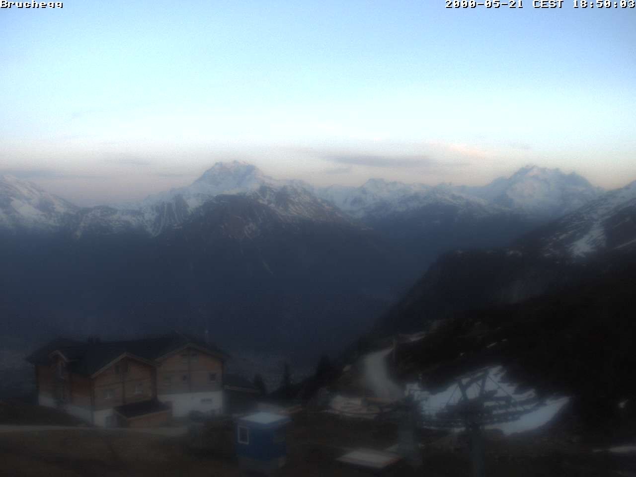 Belalp: Talstation Sesselbahn Bruchegg