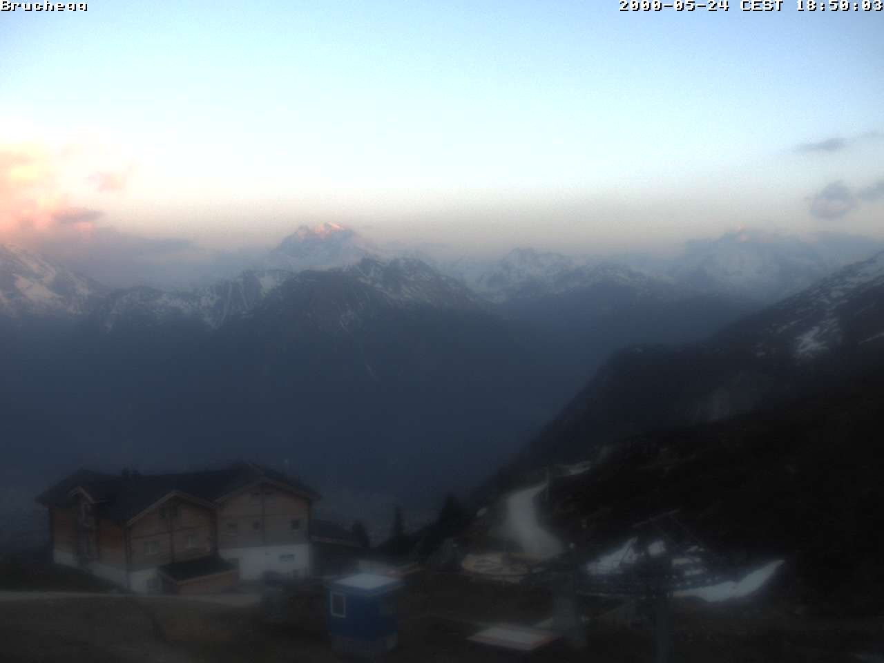 Belalp: Talstation Sesselbahn Bruchegg