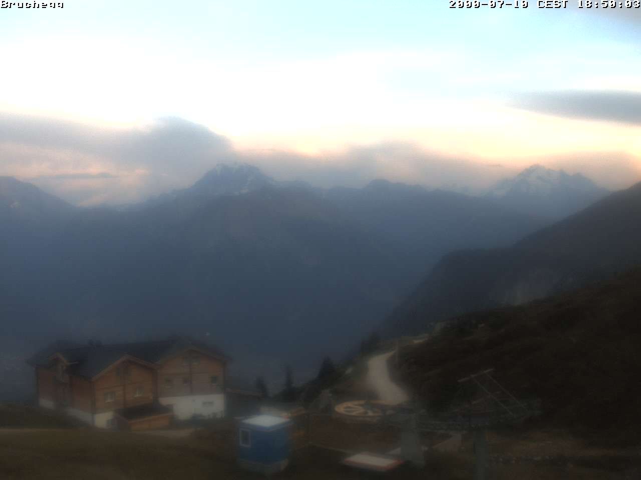Belalp: Talstation Sesselbahn Bruchegg