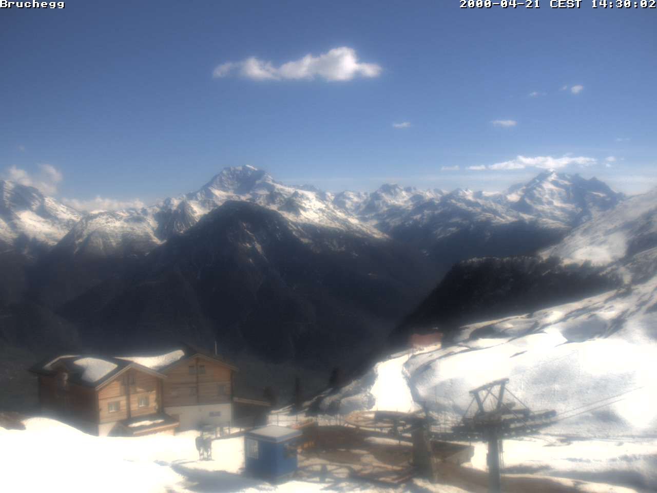 Belalp: Talstation Sesselbahn Bruchegg