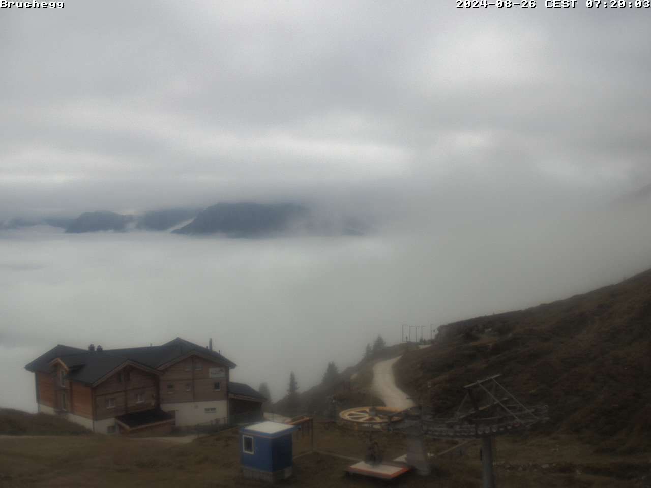 Belalp: Talstation Sesselbahn Bruchegg