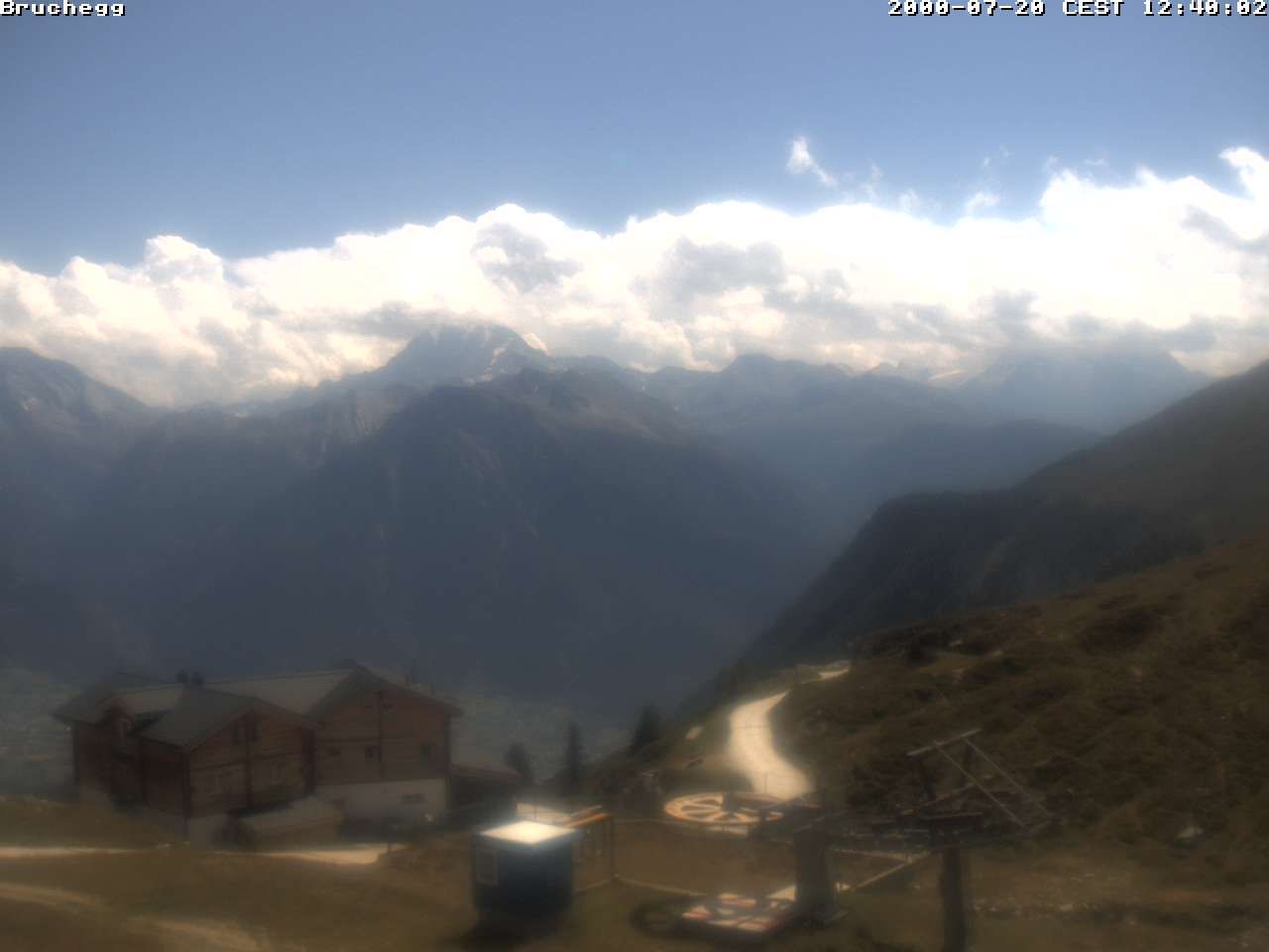 Belalp: Talstation Sesselbahn Bruchegg