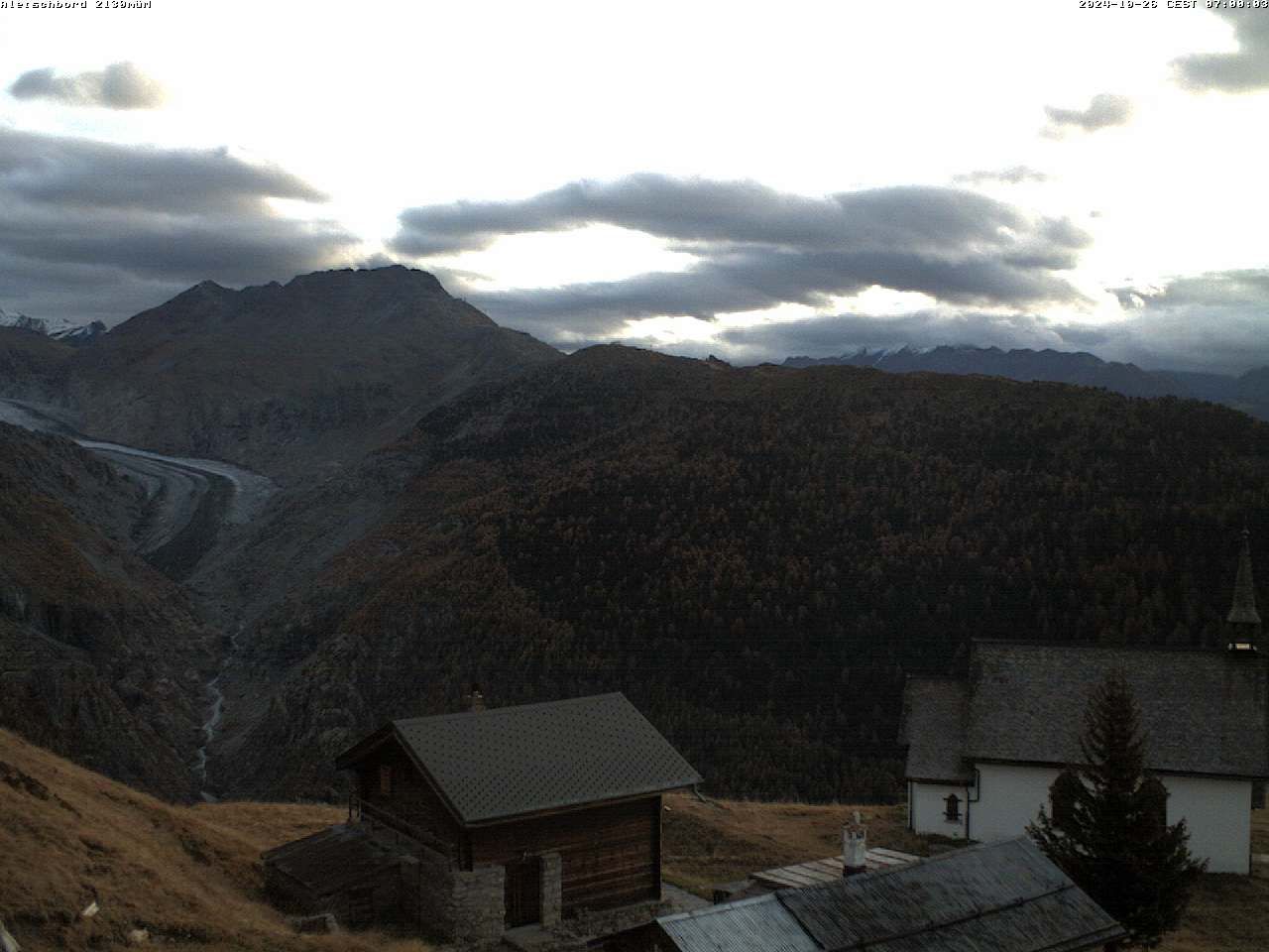 Belalp: Talstation Sesselbahn Bruchegg