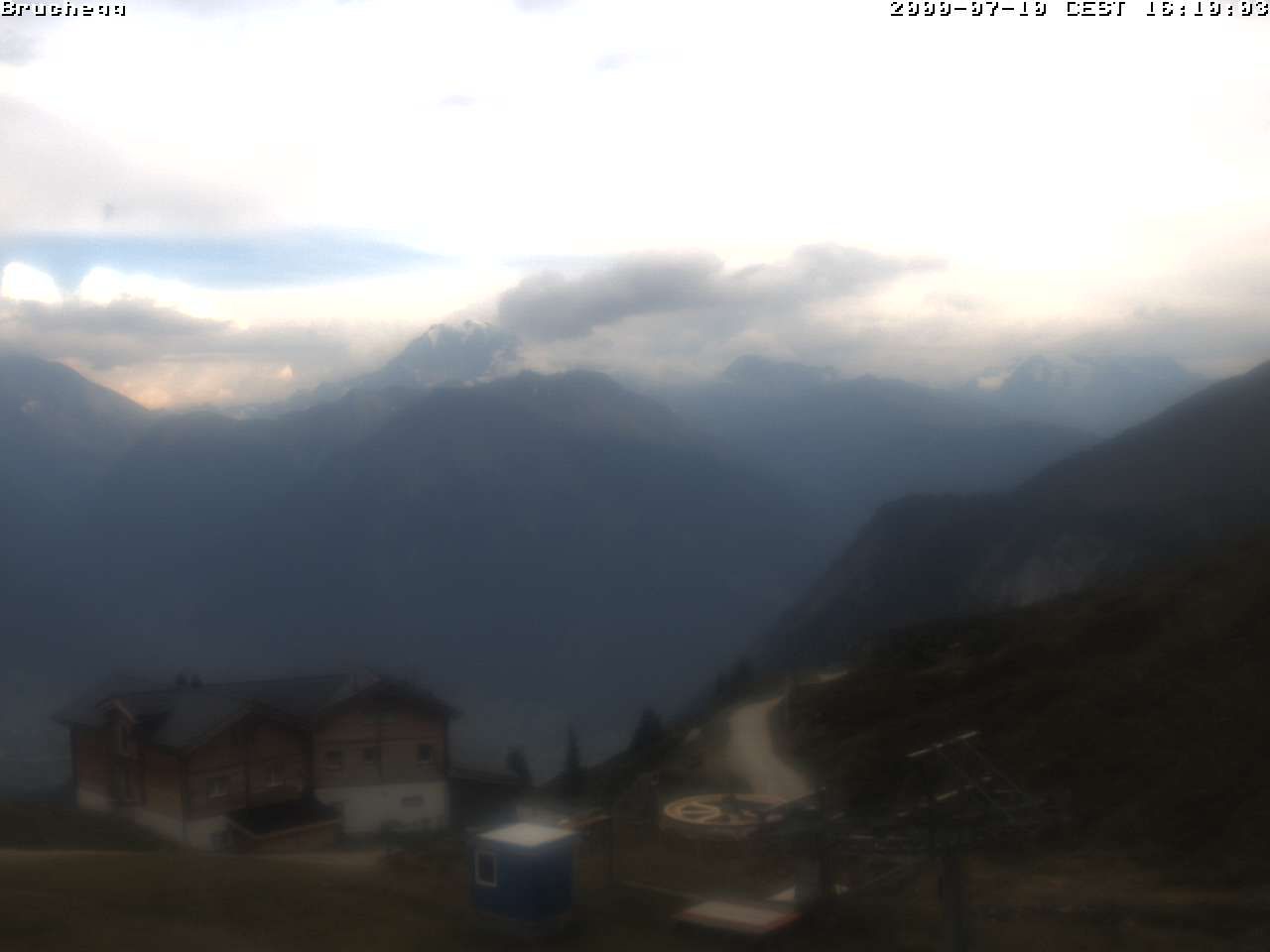 Belalp: Talstation Sesselbahn Bruchegg
