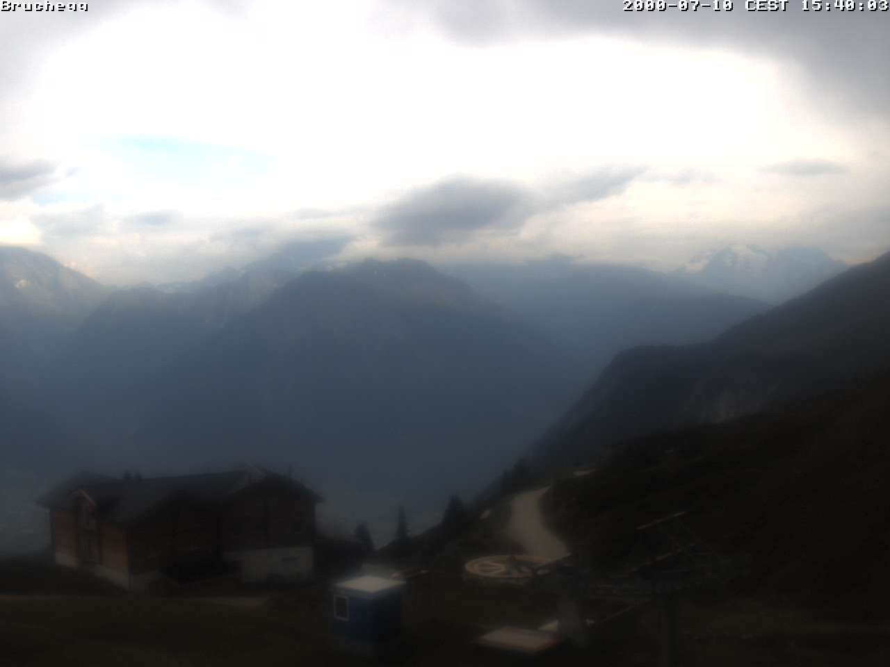 Belalp: Talstation Sesselbahn Bruchegg