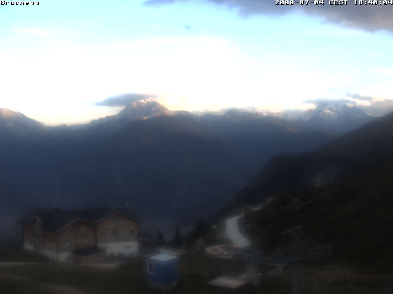 Belalp: Talstation Sesselbahn Bruchegg